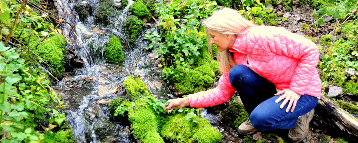 ISUN Founder Bunnie Gulick by Our Mountain Stream