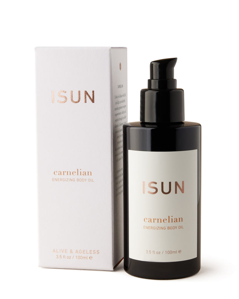 ISUN Carnelian Body Oil 100ml Bottle with Box