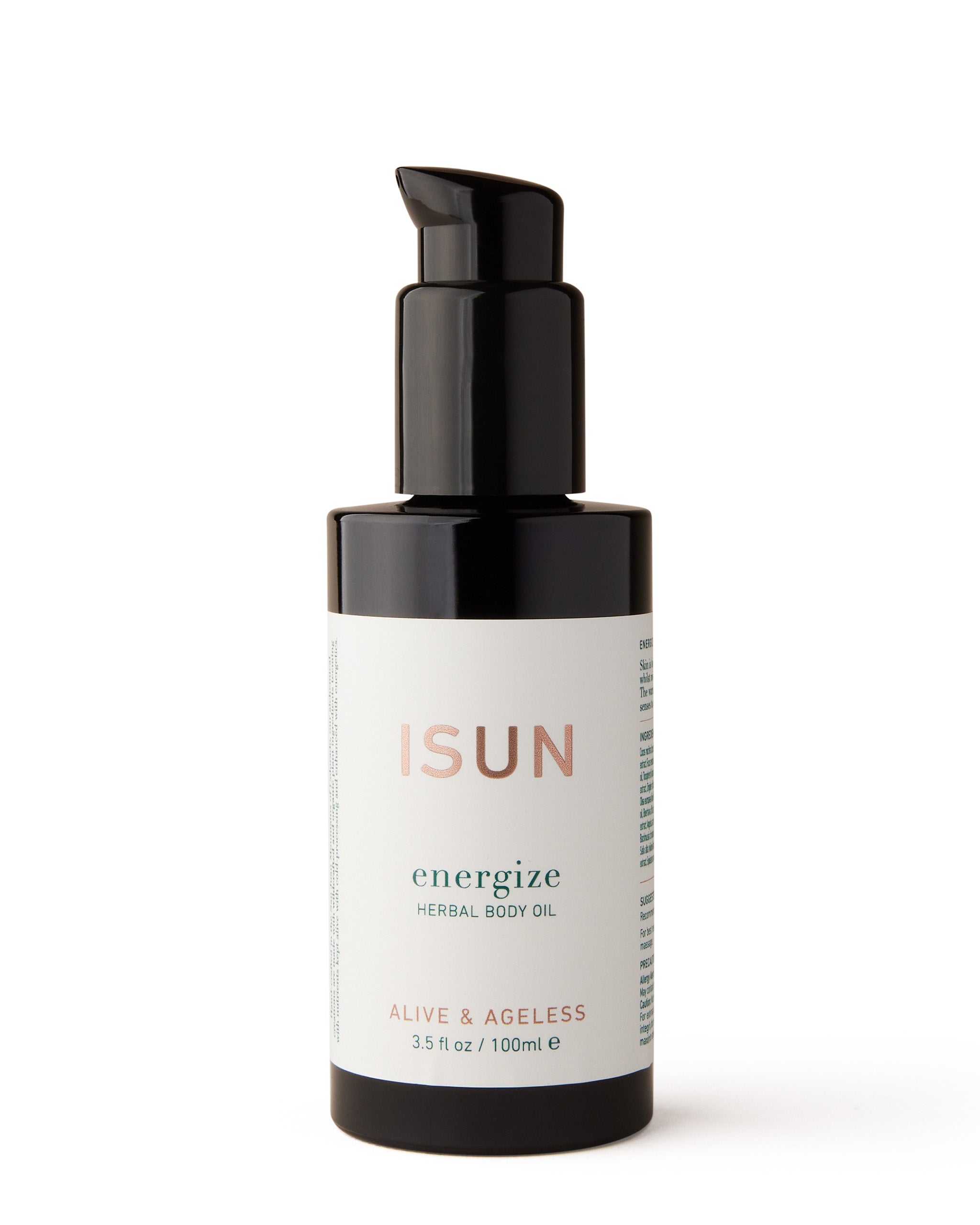 ISUN Energise Body Oil 100ml Bottle